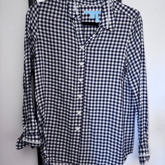 Gingham Button down Draper James shirt - Picture 1 of 3